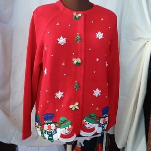 Woman Heirloom Collectibles Sweater Cardigan